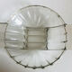 Art Deco pressed moulded glass bowl made in France