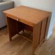 1950s vintage children's desk in light oak