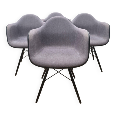 Suite de 4 fauteuils RE DAW, Vitra