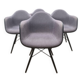 Suite de 4 fauteuils RE DAW, Vitra