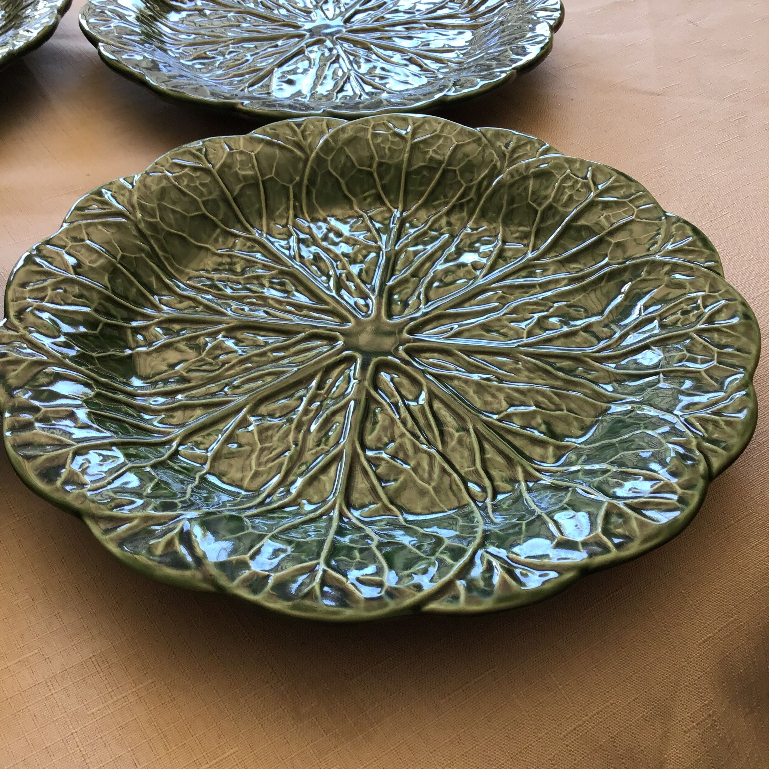 6 plates green slurry cabbage leaf