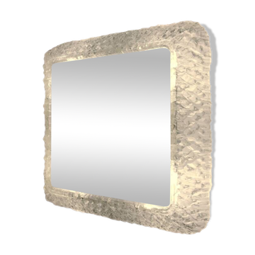 Luminous backlit lucite mirror, 1960