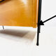 Shoes cabinet with metal frame