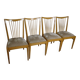 Mid-Century Design Wooden Dining Chairs, Set of 4, 1960s