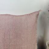 vintage pink Berber cushion