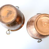 Copper pot-pots duo