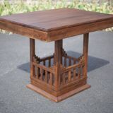 Vintage wooden dining table, wooden table, living room table, interior decor