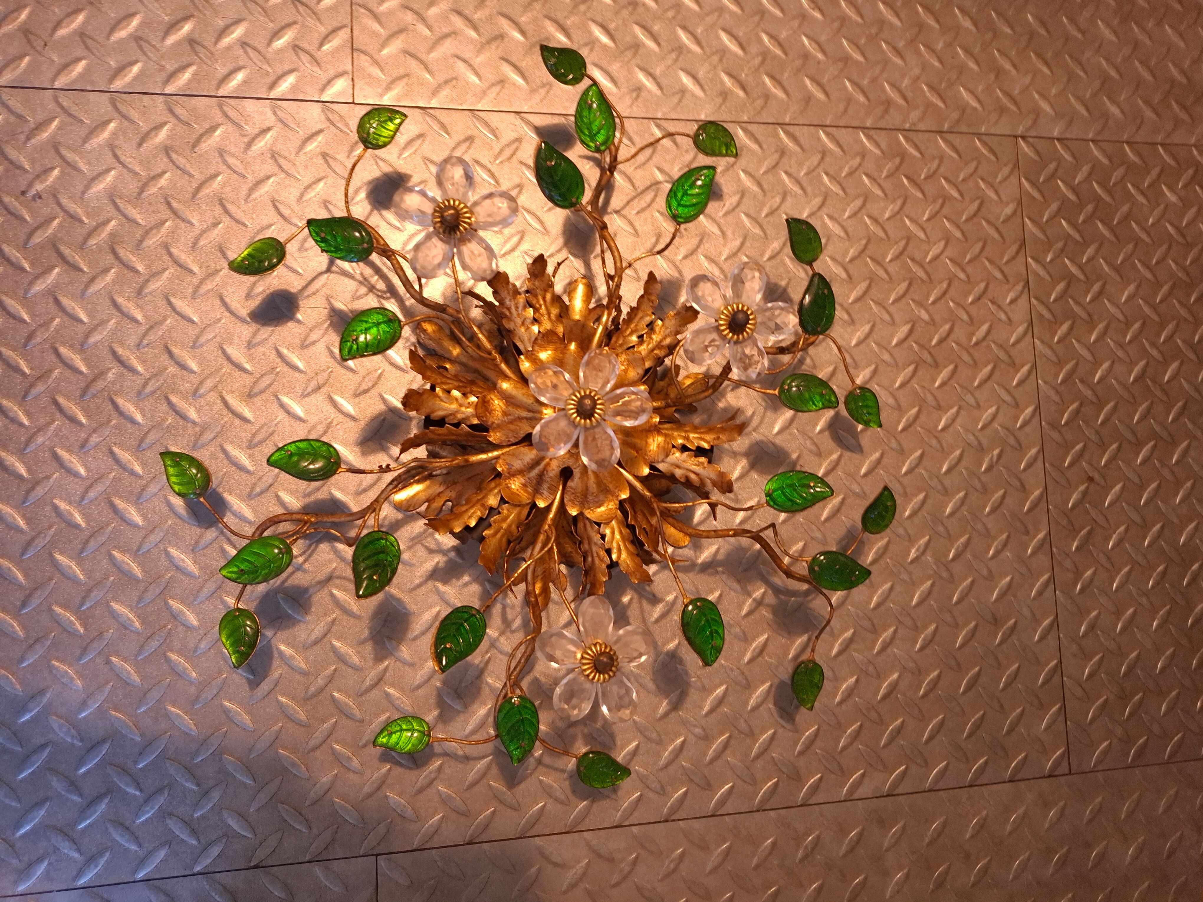 Murano ceiling light by Banci Firenze