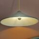 Large vintage industrial sheet metal pendant light 39 cm