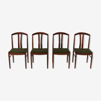 Carl Ekström teak dining chairs for A. Johansson