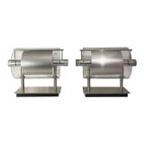 Pair of modernist wall lights, Pierre Lallemand / Moonlight "Cyclops" 1992