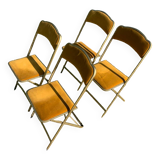 4 folding opera chairs from the 70s