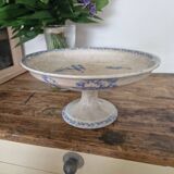 Lunéville ironstone fruit bowl, bowl on foot