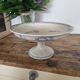 Lunéville ironstone fruit bowl, bowl on foot