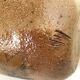 Glazed sandstone vase