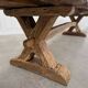 Oak table, monastery-style table.
