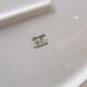 Vegetable and its dish Limoges porcelain blue and gold fillet