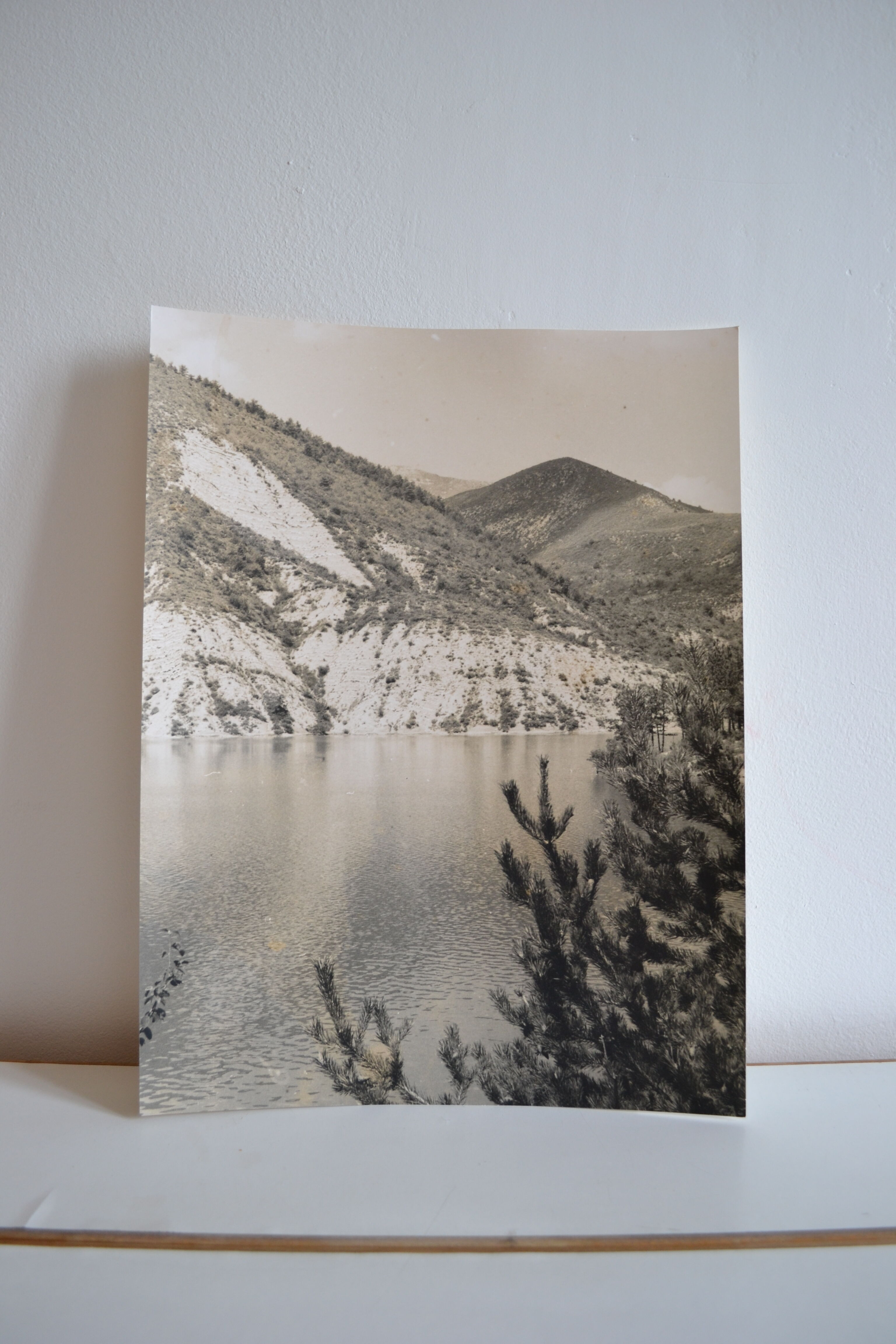 Anonymous silver photo lake of sainte croix circa 1970