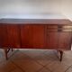 Scandinavian vintage sideboard 3 doors 2 drawers