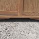 Parisian wardrobe 2 sliding doors fir raw wood