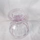 Pink glass cup