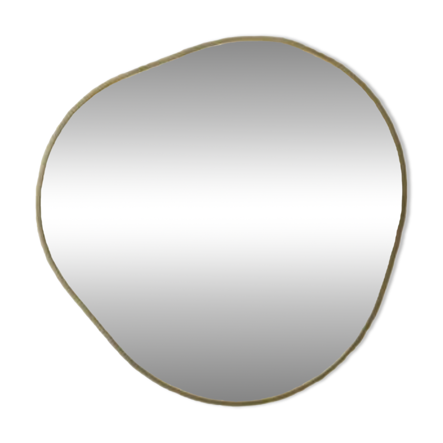 Bossa Nova gold metal mirror 100 cm D