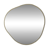 Miroir Bossa Nova métal doré 100 cm D