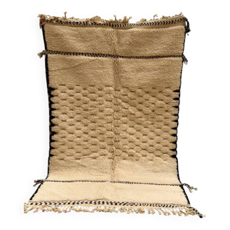 Tapis beni ouarin fait a main traditionnelle taille 150 x 250 cm