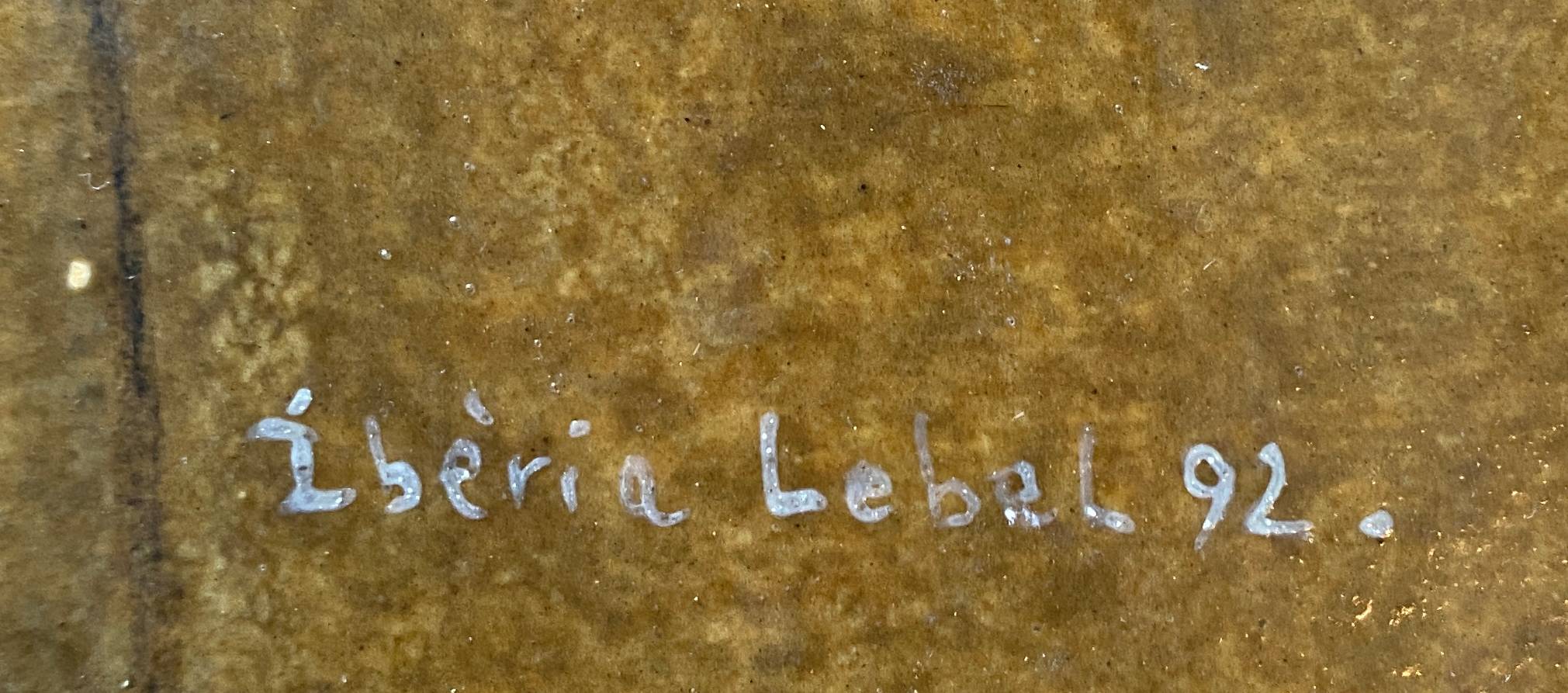 Tableau "Vase aux azalées" HST original par Iberia Lebel