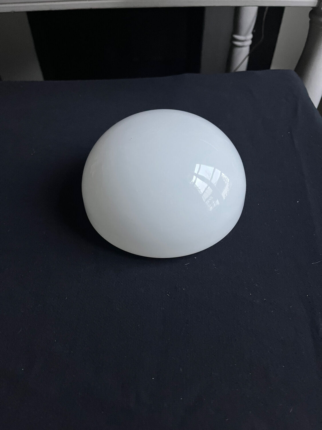Baby round opaline ceiling light minimalist