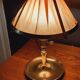 Lamp, Art Nouveau pocket, bronze noodle