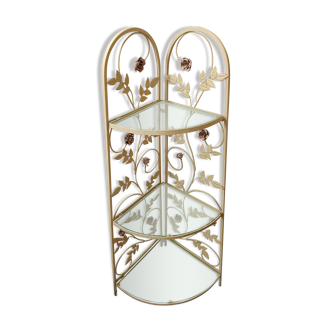 Wrought iron shelf