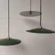 Suspensions in enamelled sheets