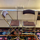 Pair of folding chairs Chaisor