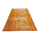 Tapis vintage orange surteint