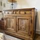 Antique solid wood sideboard – 2 doors, 3 drawers