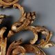 Antique wall sconces in lacquered and gilded wood, Italy, 20th century