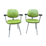 Pair of vintage mid-century 1960 chairs