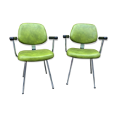Paire de fauteuils vintage mid-century 1960