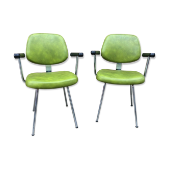 Pair of vintage mid-century 1960 chairs