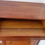 Louis philippe merisier massif style weekly chest of drawers