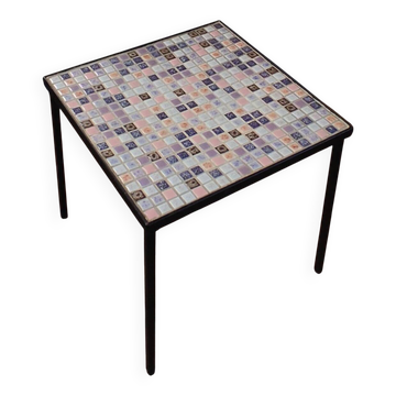 Vintage mosaic side table