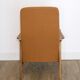 Fauteuil vintage scandinave en teck 1960