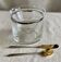 Caviar service in glass and silver-plated metal St Hilaire