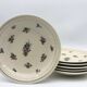 6 assiettes creuses, style écuelle « A.Lanternier & Cie » Limoges