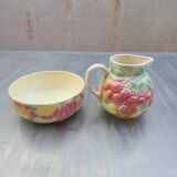 old luneville pitcher and basin