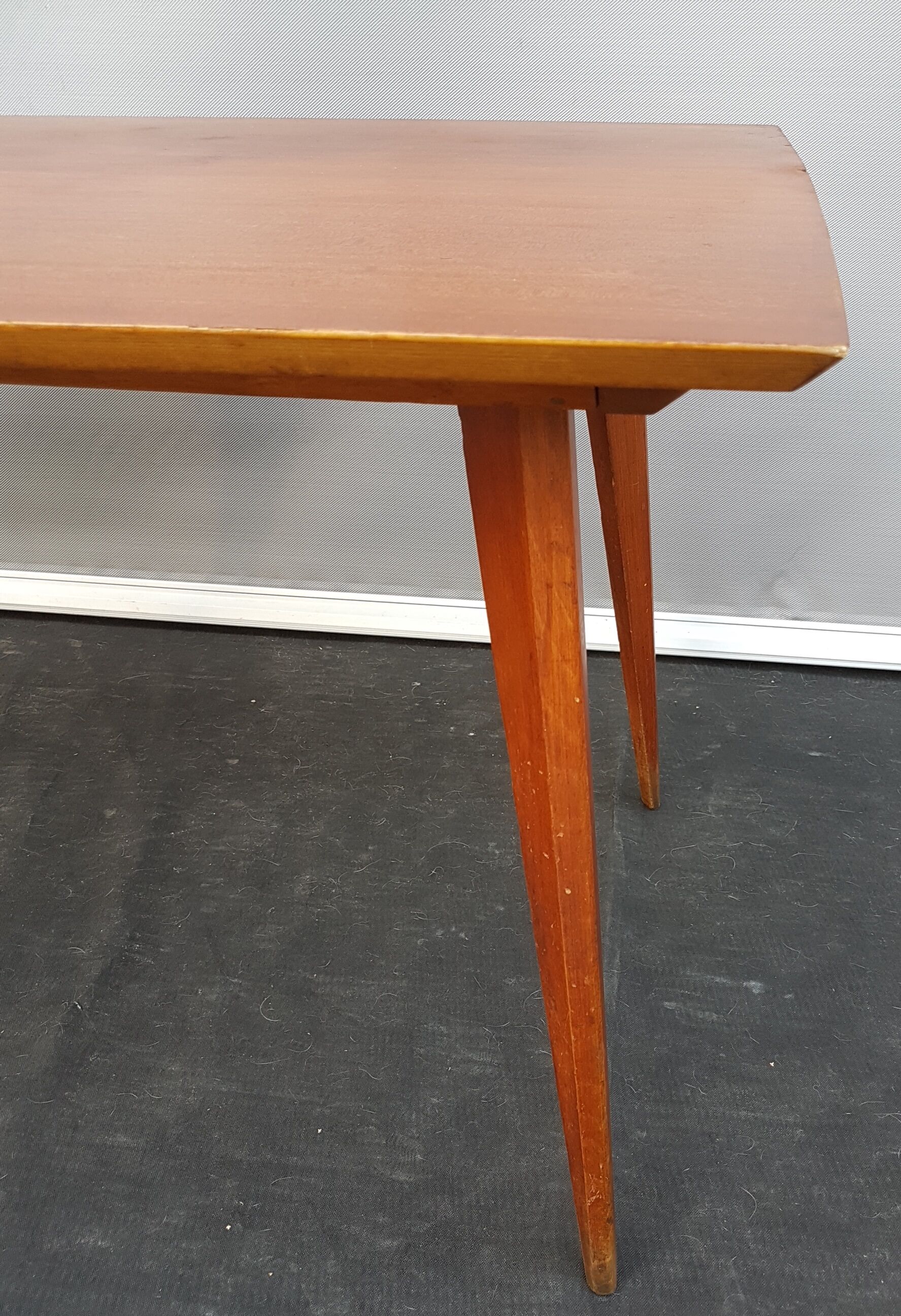 Scandinavian expandable table in teak, 1950