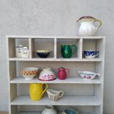 Workshop furniture with patinated lockers