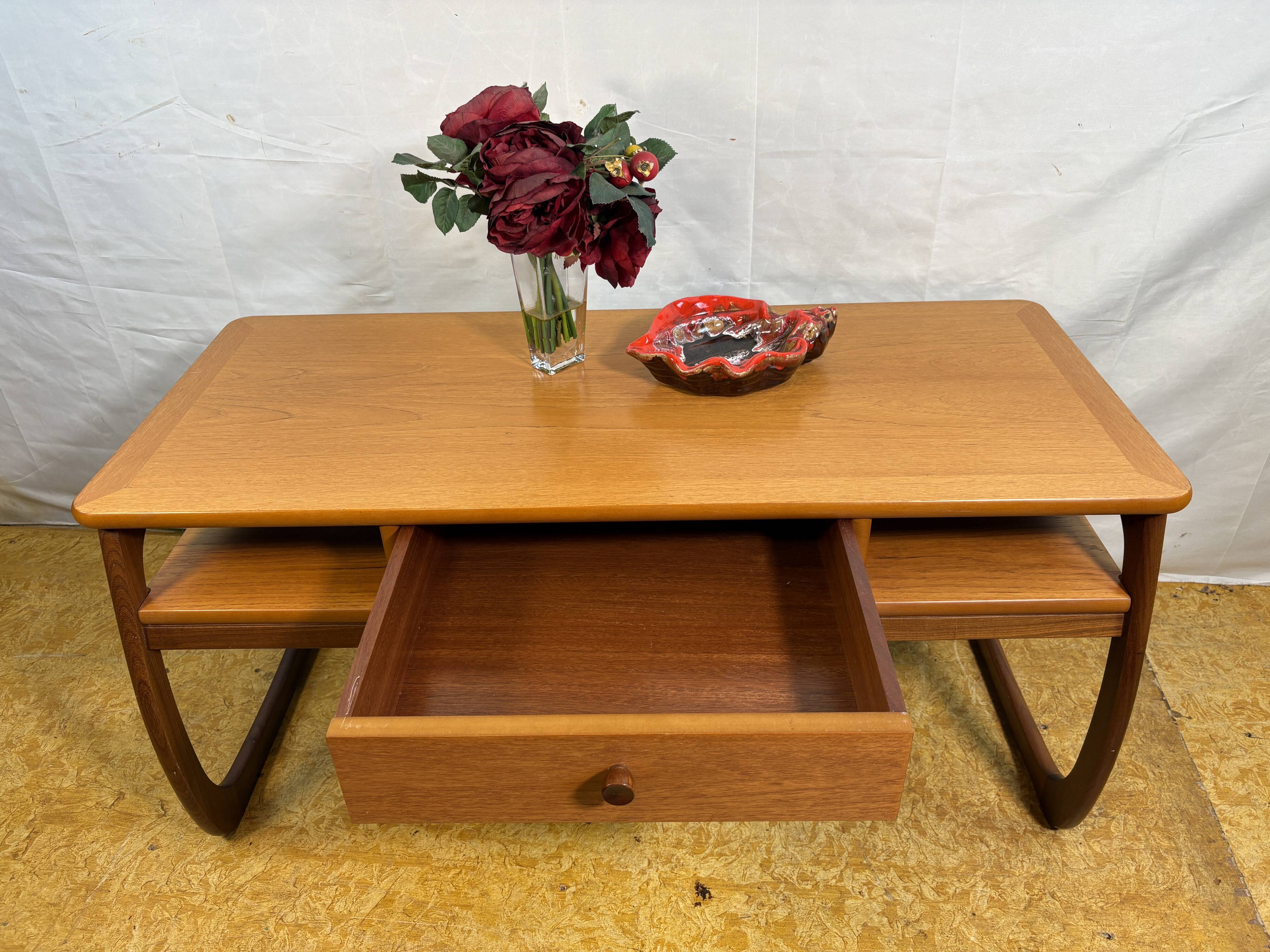 Vintage Parker Knoll Burlington Coffee Table | 1970s | Mid-Century Teak | S
