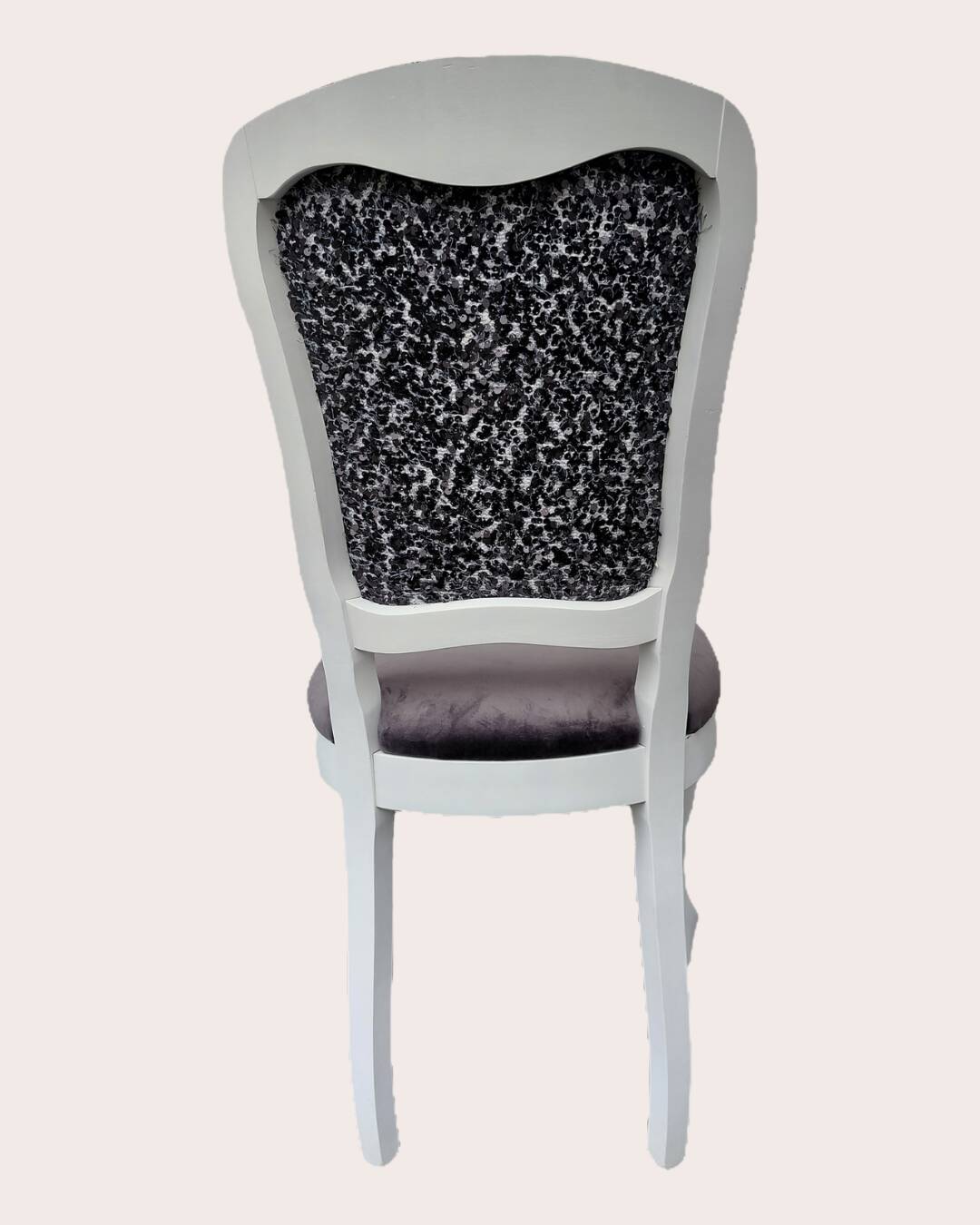 Louis XV style chair with haute couture fabric